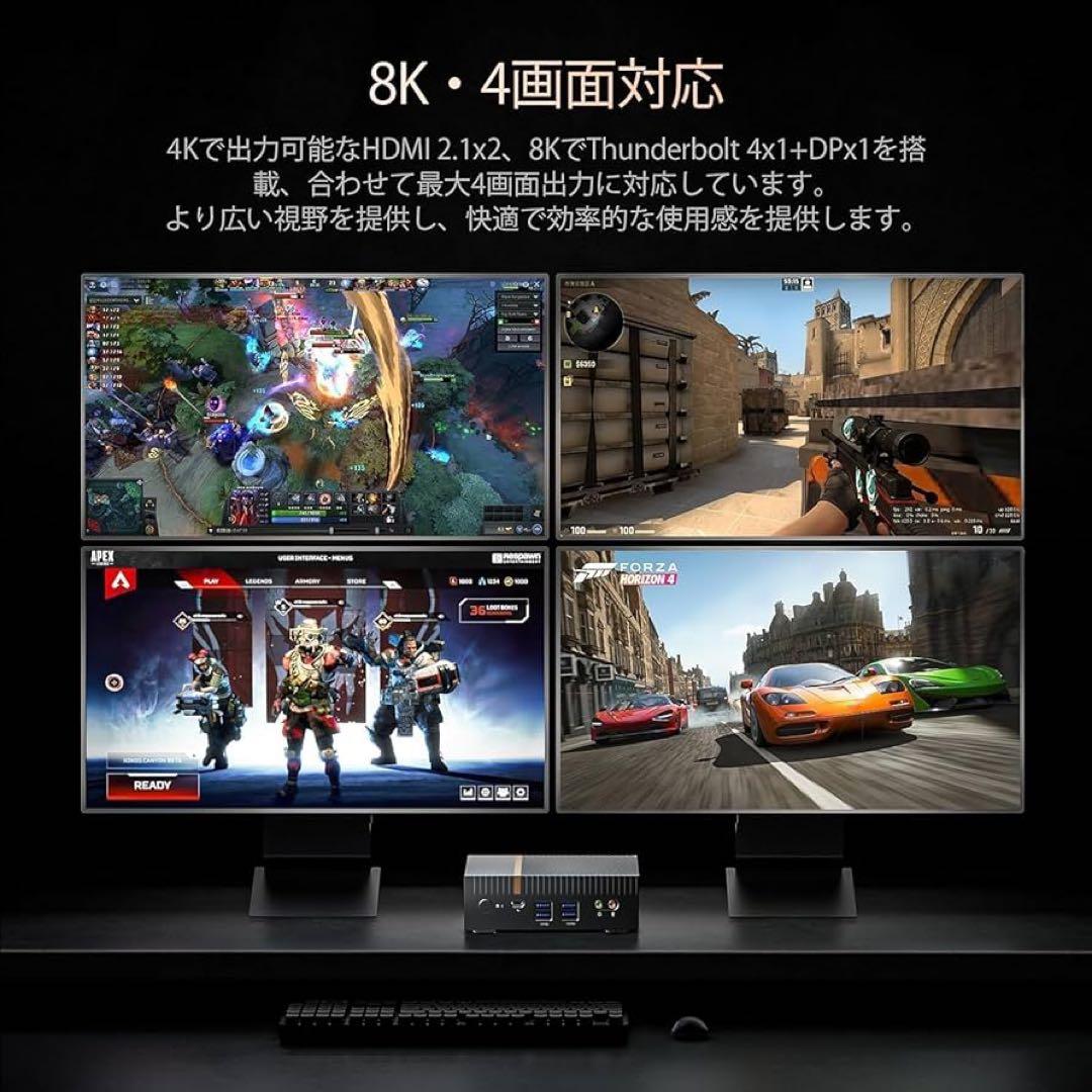 【未開封】ミニPC 第13世代インテル Core i9-13900H 14コア