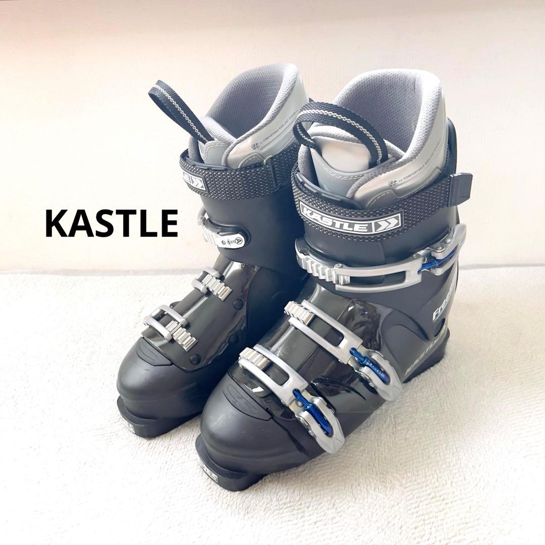 KASTLE（ケスレー）スキーブーツ 28〜28.5cm ブラック×シルバー