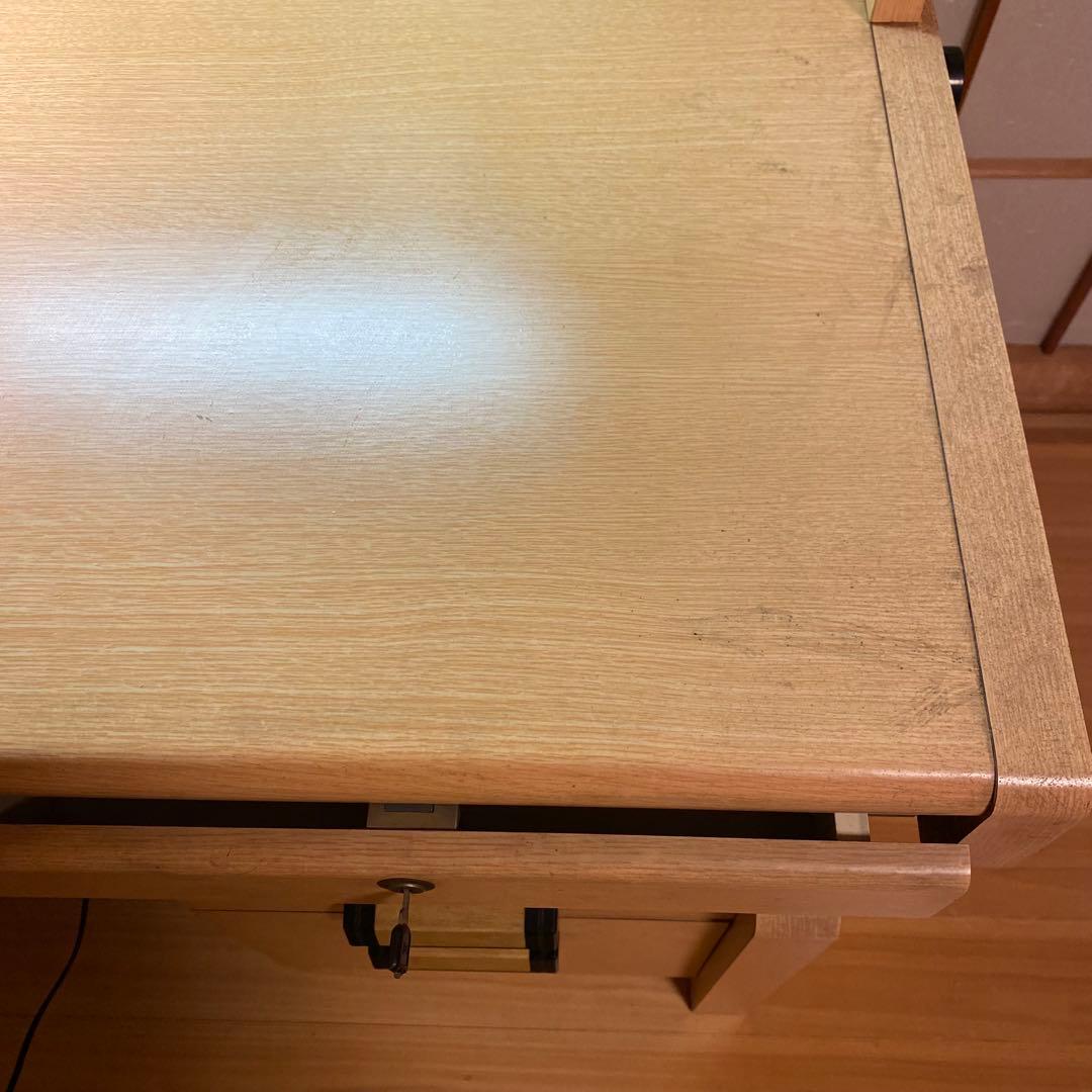 学習机ライト付き ナチュラルウッド ジャスメカ100