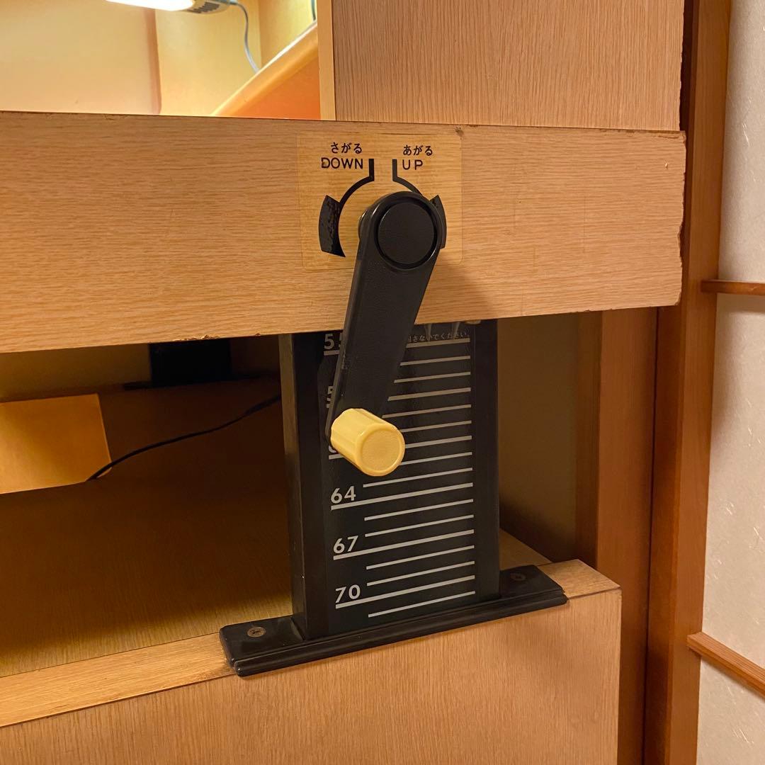 学習机ライト付き ナチュラルウッド ジャスメカ100