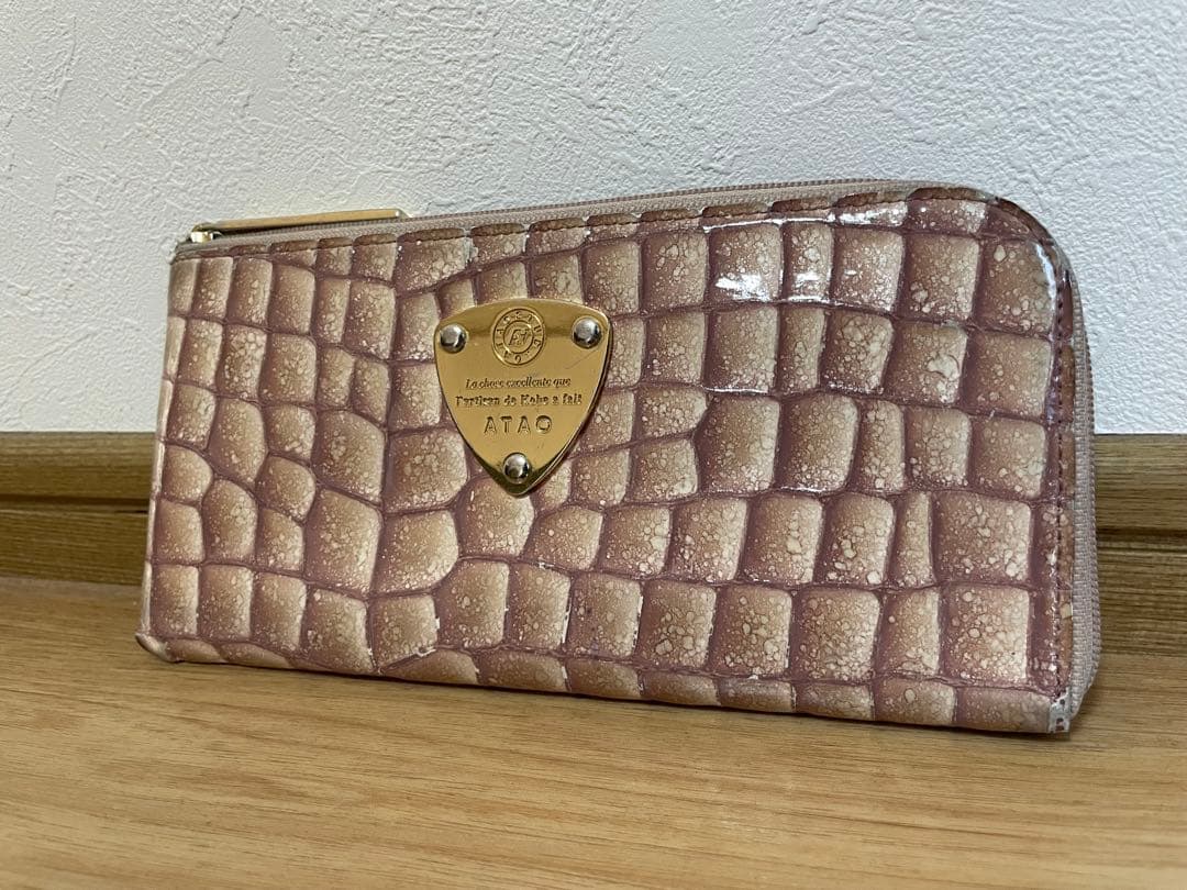 ATAO リモ クラリティ 長財布 コージーピンク