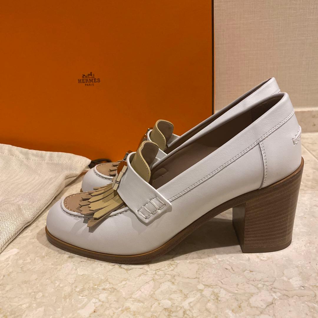 【正規品】HERMES エルメス エリゼローファー 35 モカシン　ロワイヤル