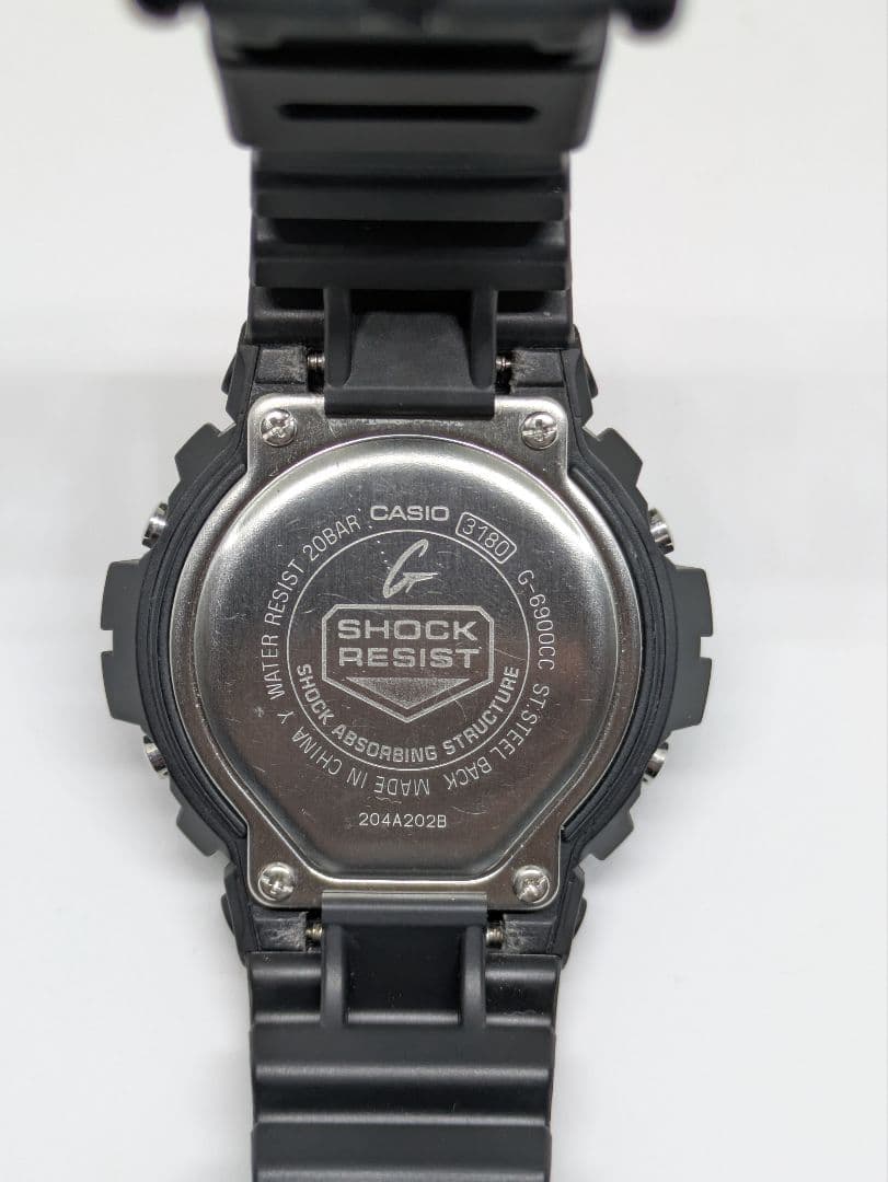 G-SHOCK G-6900CCレッド×マットブラック カスタム