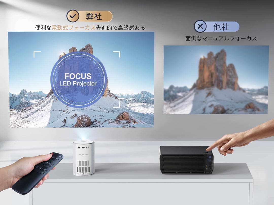 LEDプロジェクター ホームシアター 高輝度 高画質 スマホ 新品 Wi-Fi