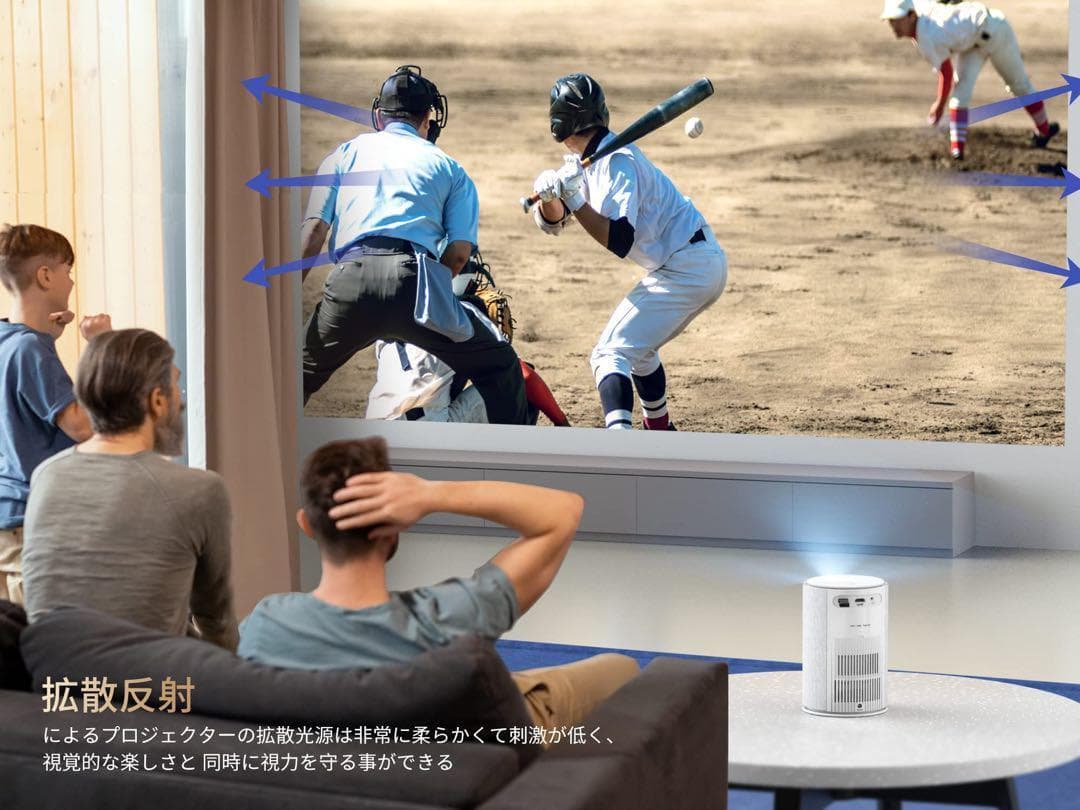LEDプロジェクター ホームシアター 高輝度 高画質 スマホ 新品 Wi-Fi