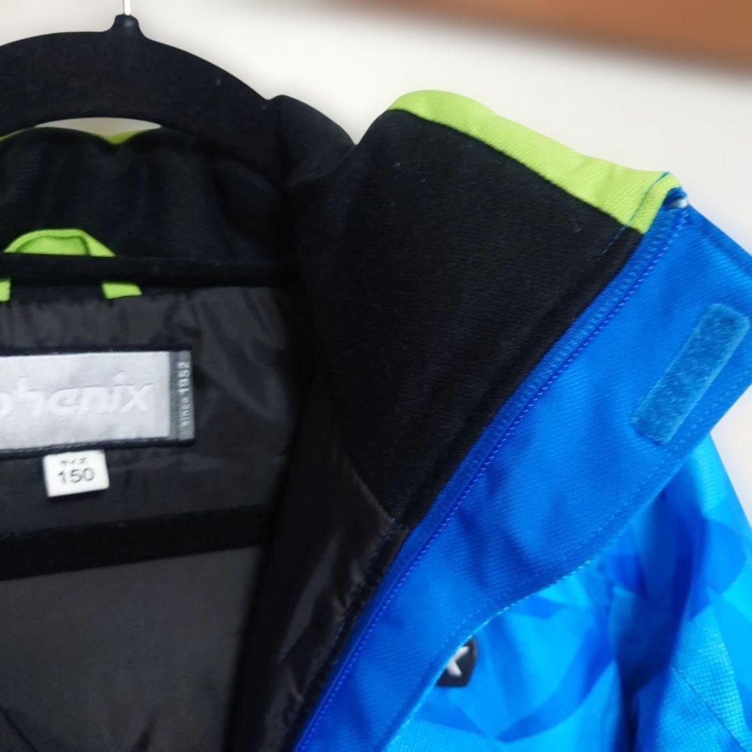 Phoenix 子共用スキーウェア 青 150 サイズ 男 女 子 上下 セット