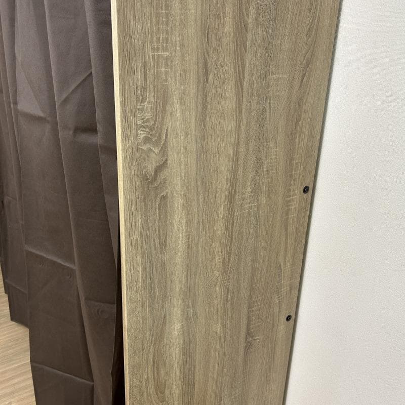 【新品】☆組立式　伸縮クローゼット ハンガー付きOK☆　(美品アウトレット)