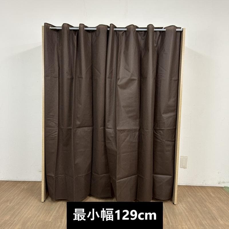 【新品】☆組立式　伸縮クローゼット ハンガー付きOK☆　(美品アウトレット)