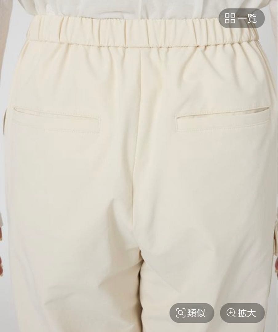 【BARNYARDSTORM】カーキ 裏起毛ストレッチカーゴパンツ(M)