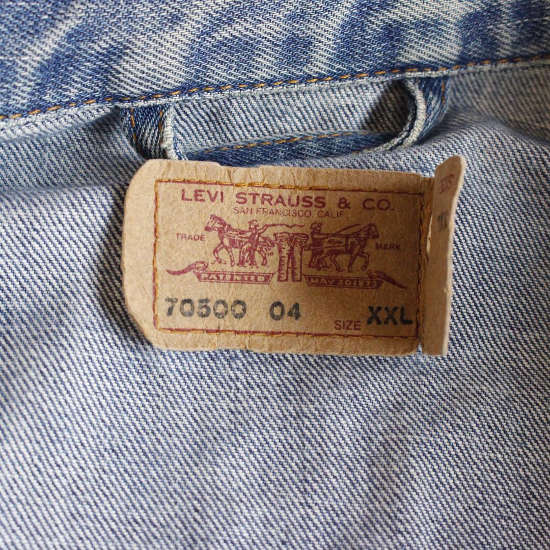 Levi's デニムジャケット 70500 XXLサイズ インディゴ