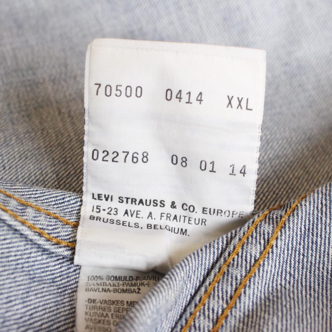 Levi's デニムジャケット 70500 XXLサイズ インディゴ