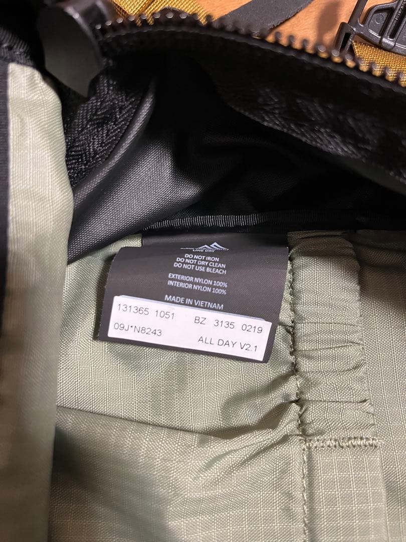 【美品】GREGORY ALLDAY オールデイ V2.1 ダブルサイドポケット