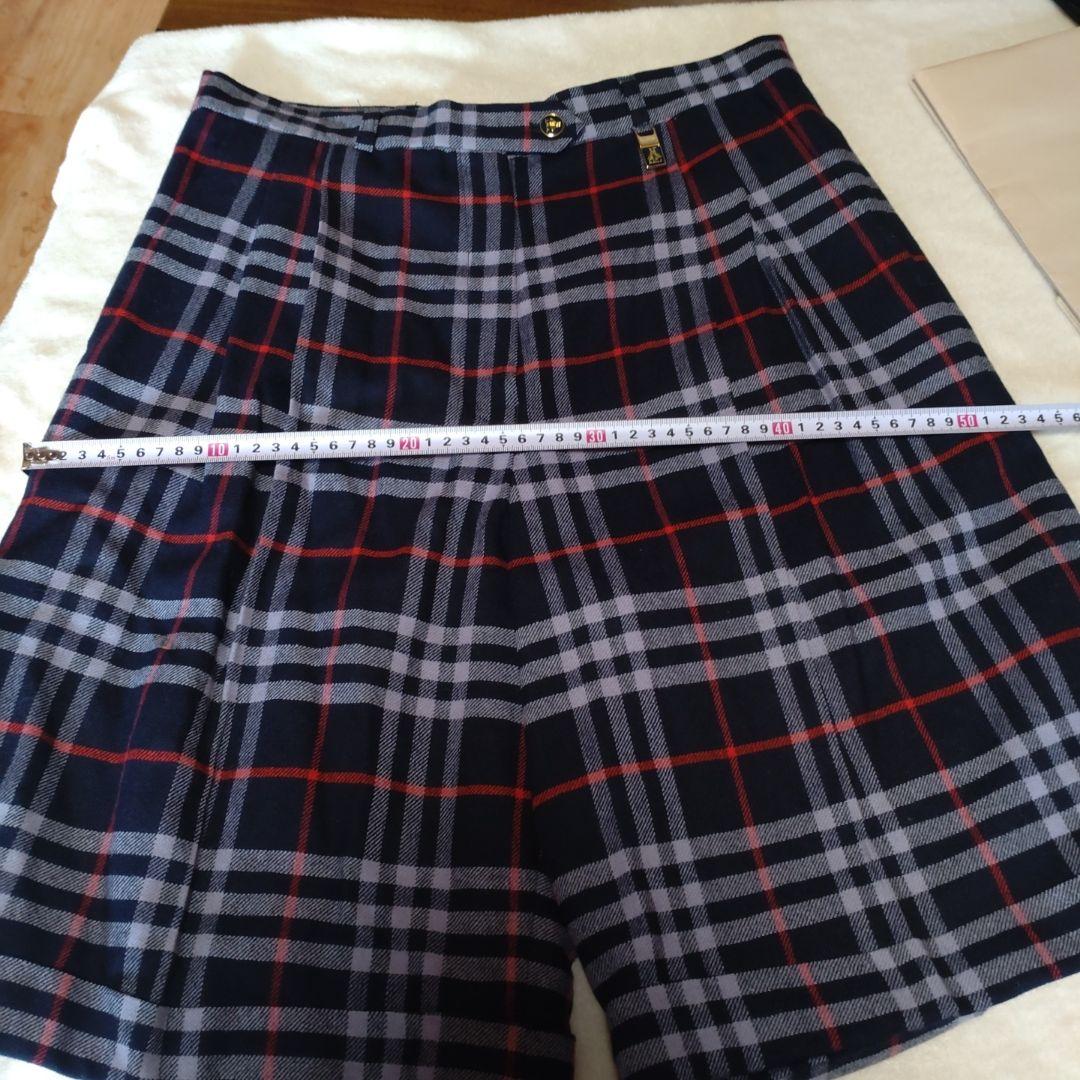 バーバリー　ウール　キュロット　ハーフパンツ