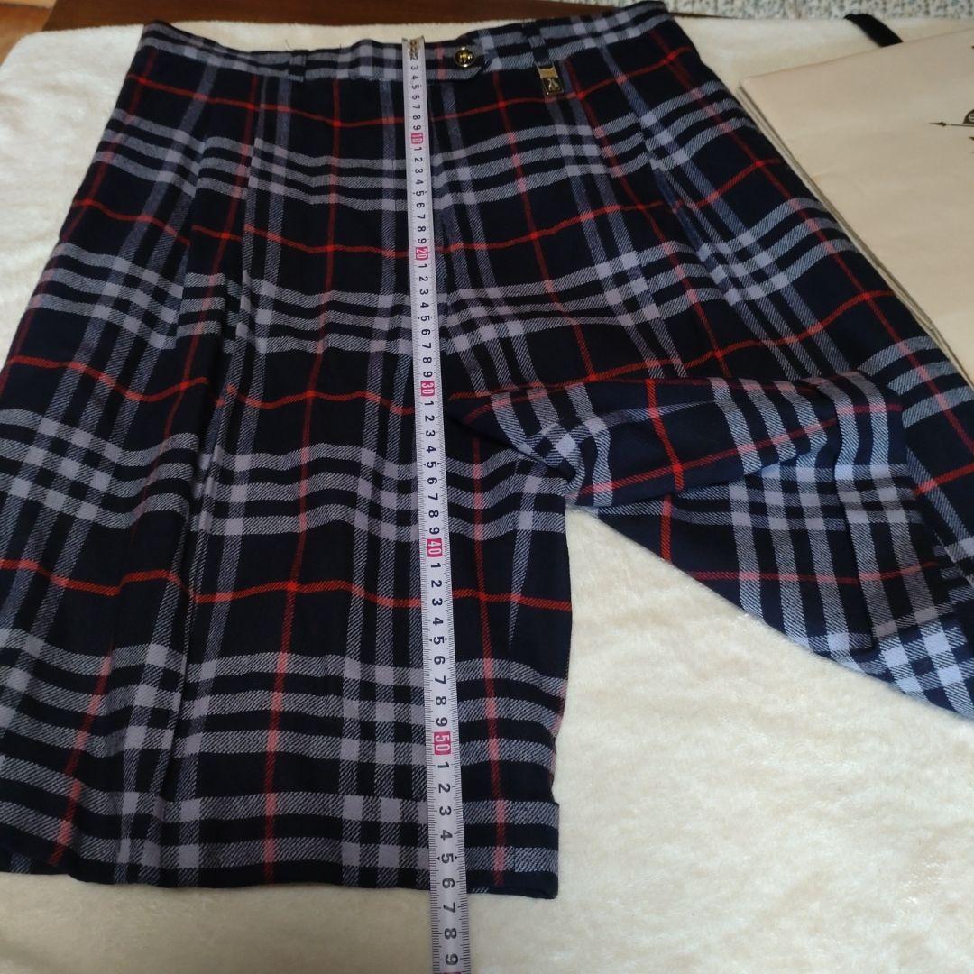 バーバリー　ウール　キュロット　ハーフパンツ