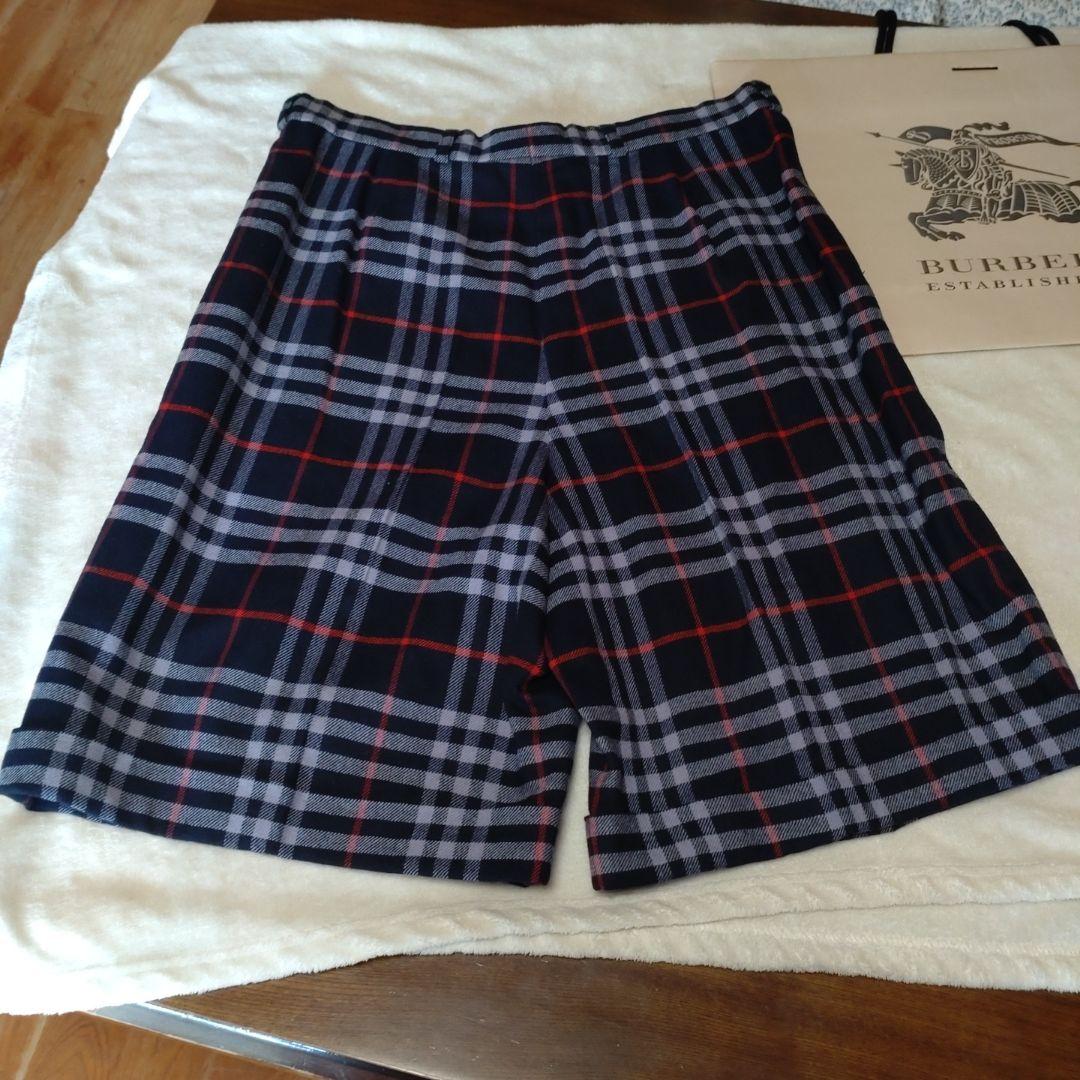 バーバリー　ウール　キュロット　ハーフパンツ