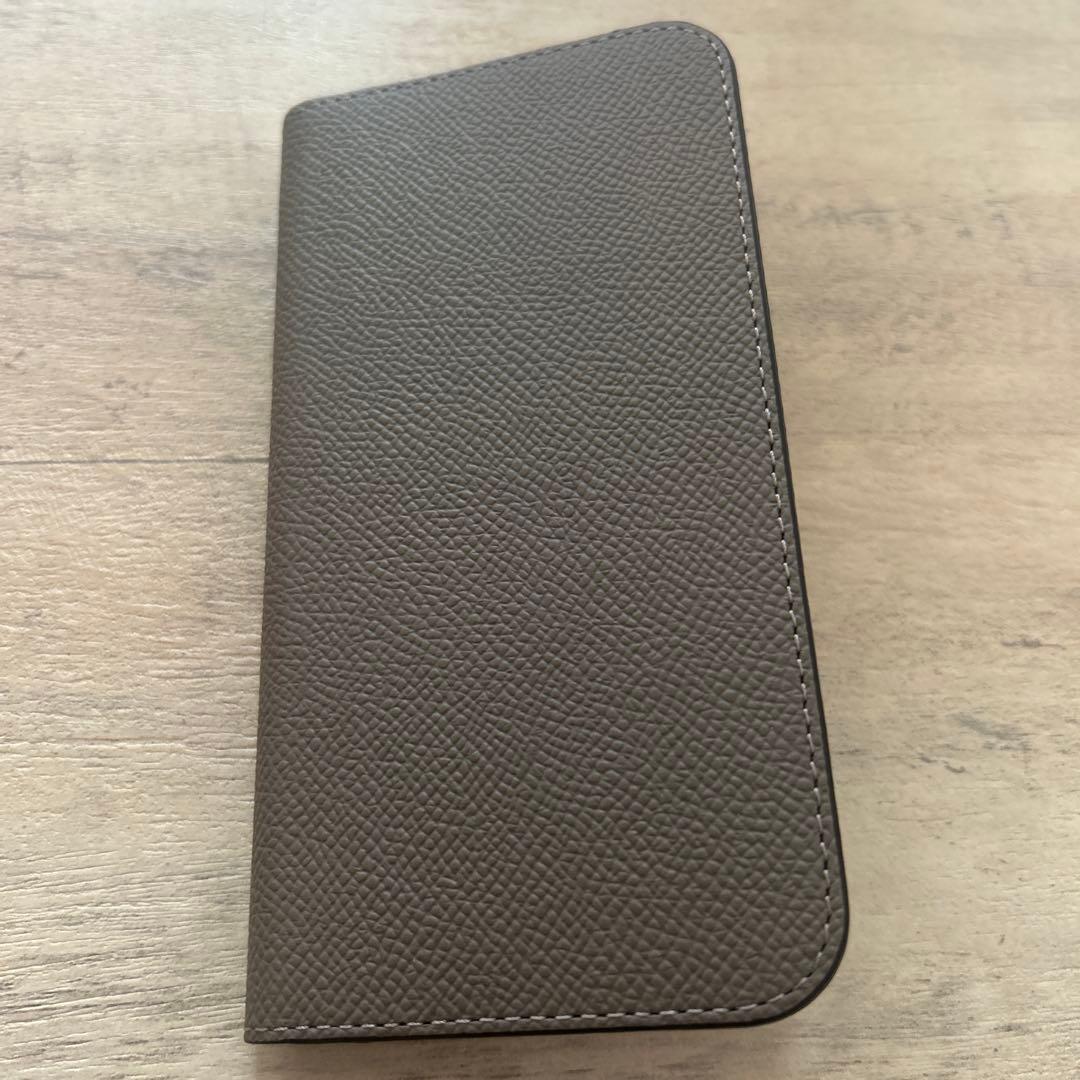 ボナベンチュラ　ブラウン 手帳型ケース iPhone12用