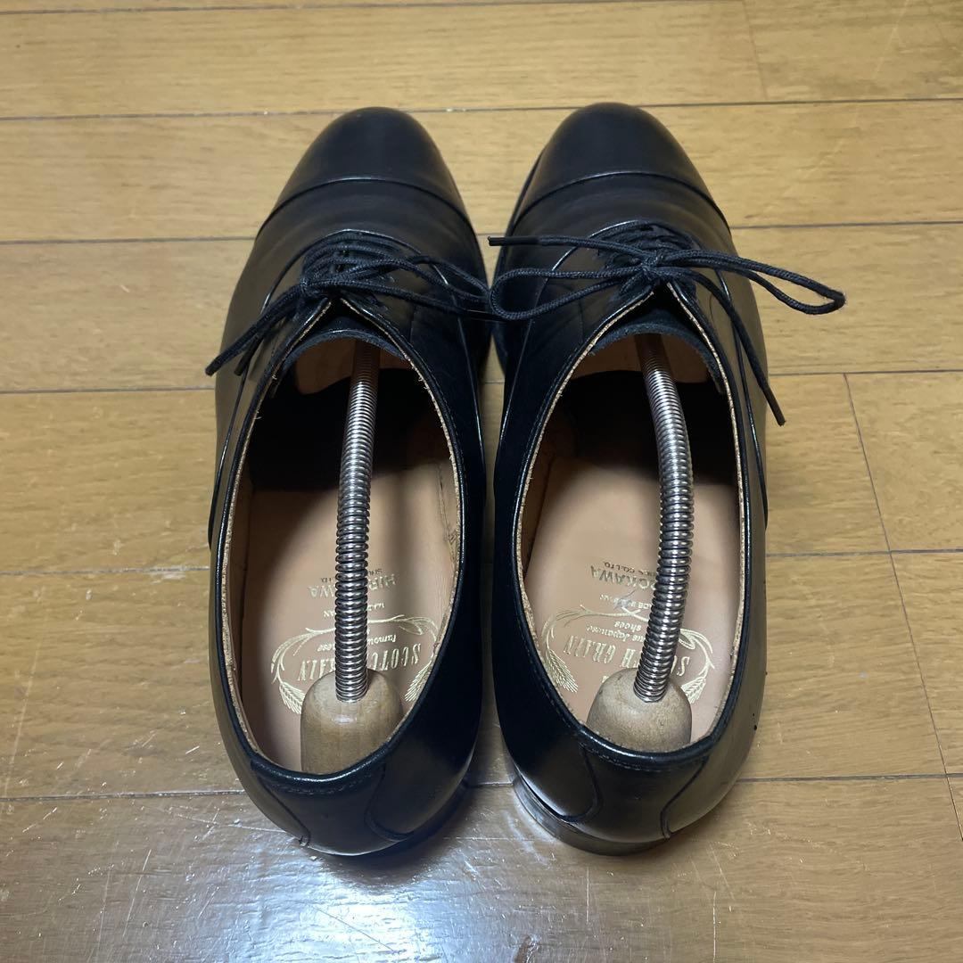 【美品】スコッチグレイン 黒 R1813BL（E）ストレートチップ 25cm