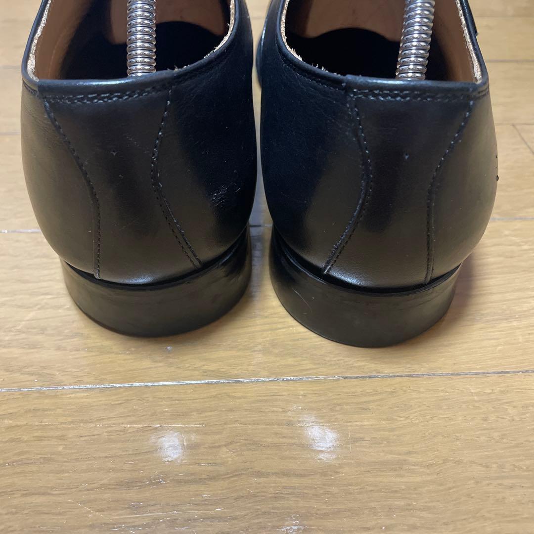 【美品】スコッチグレイン 黒 R1813BL（E）ストレートチップ 25cm