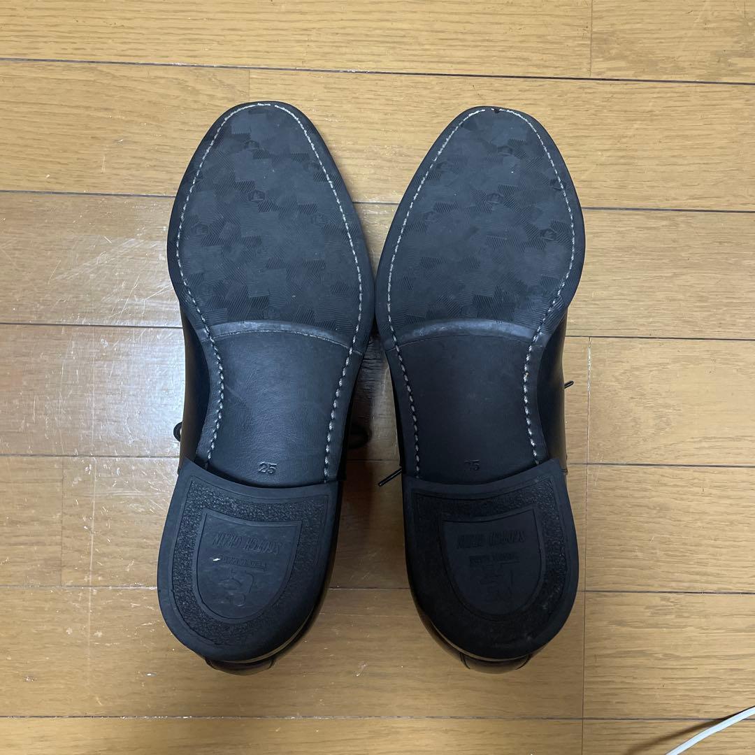 【美品】スコッチグレイン 黒 R1813BL（E）ストレートチップ 25cm