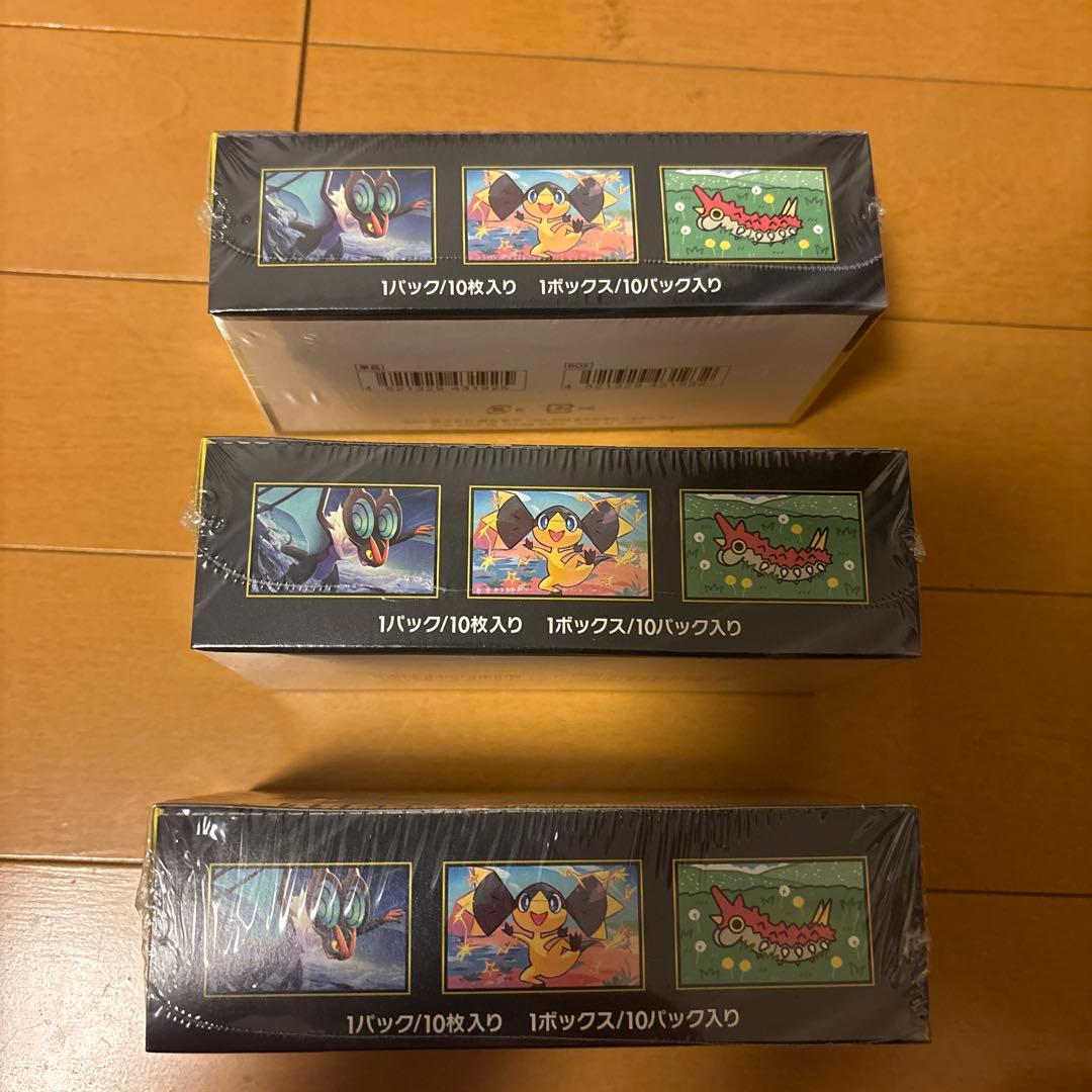 ポケモンカードゲーム MEGA ドリームEX 3個セット　シュリンク付き　未開封