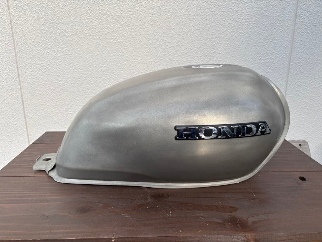 GB350/S アルミタンク風ステンレスコート塗装