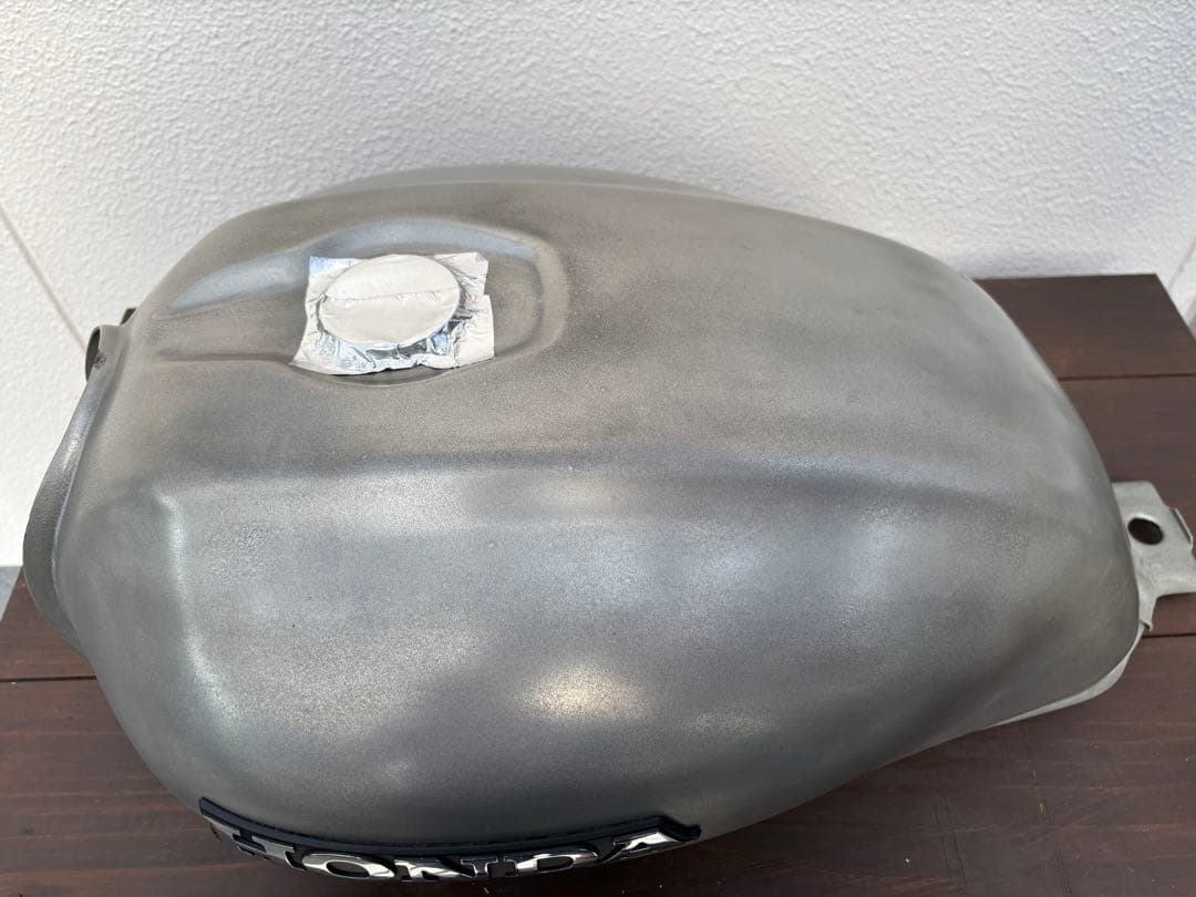 GB350/S アルミタンク風ステンレスコート塗装