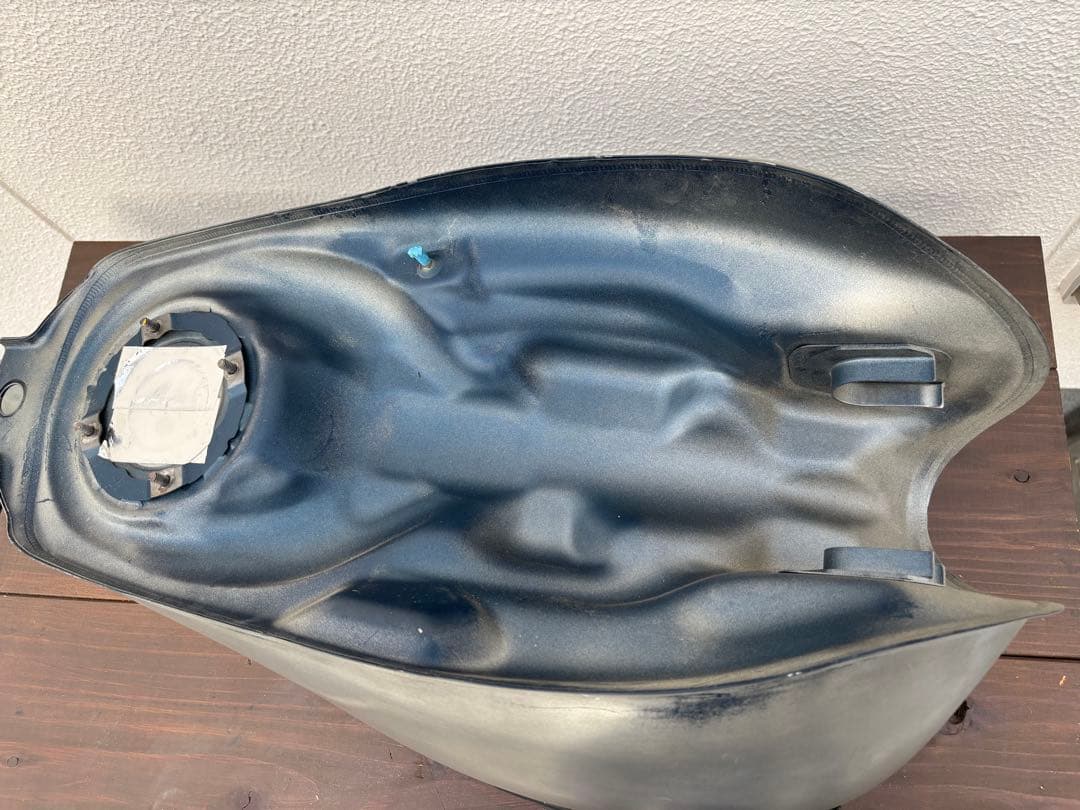 GB350/S アルミタンク風ステンレスコート塗装