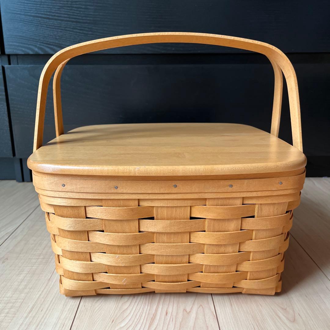 ロンガバーガー　バスケット　大きめサイズ　ピクニック　ケーキ