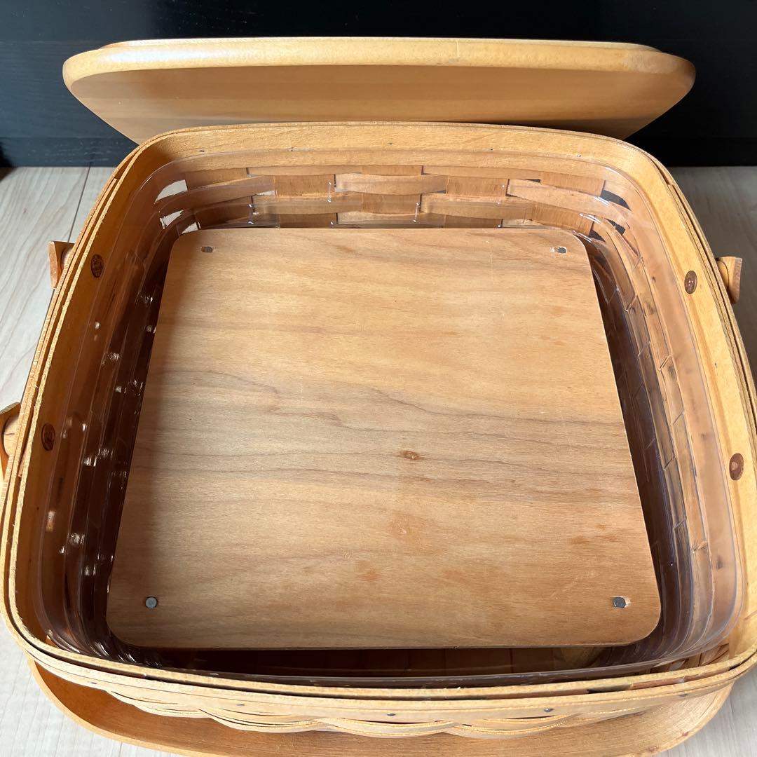 ロンガバーガー　バスケット　大きめサイズ　ピクニック　ケーキ