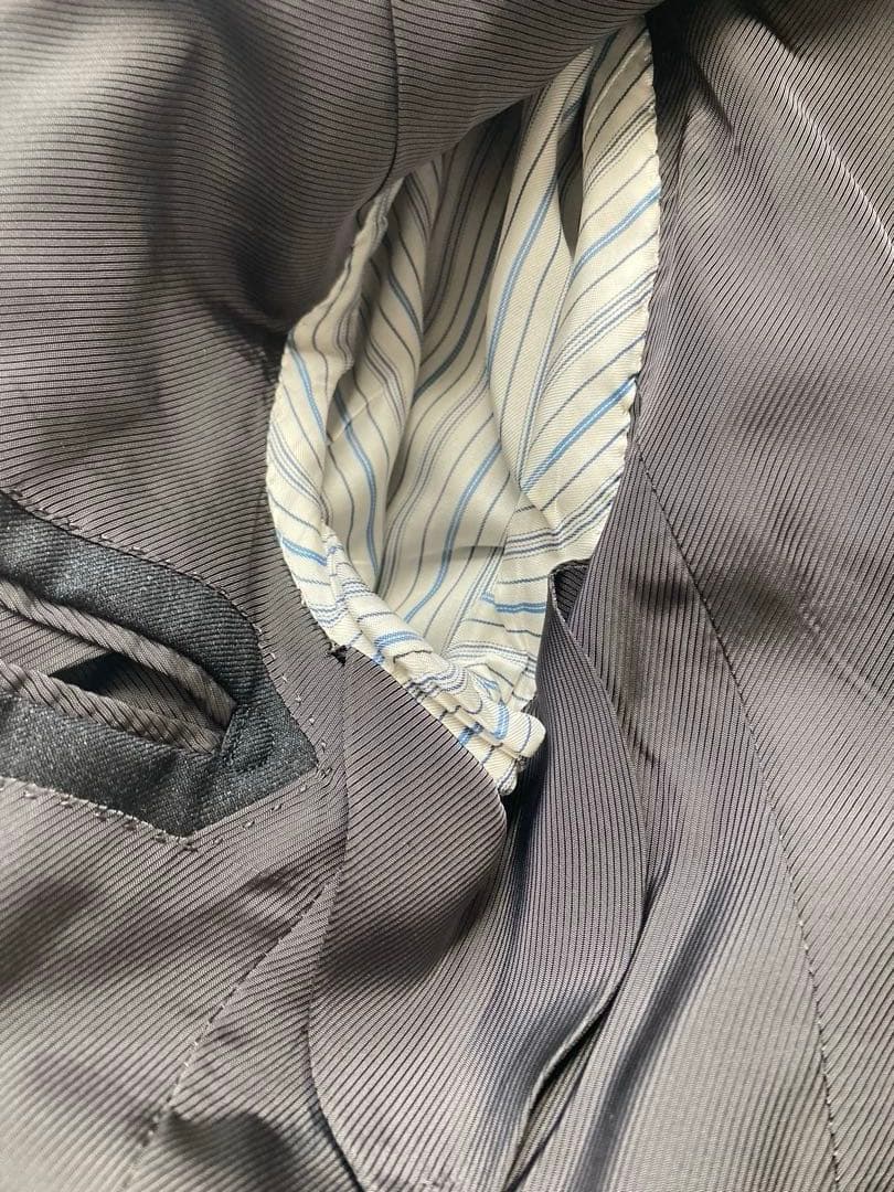 エディフィス　ダークグレー　ビジネス　スーツセットアップ　カノニコ　44