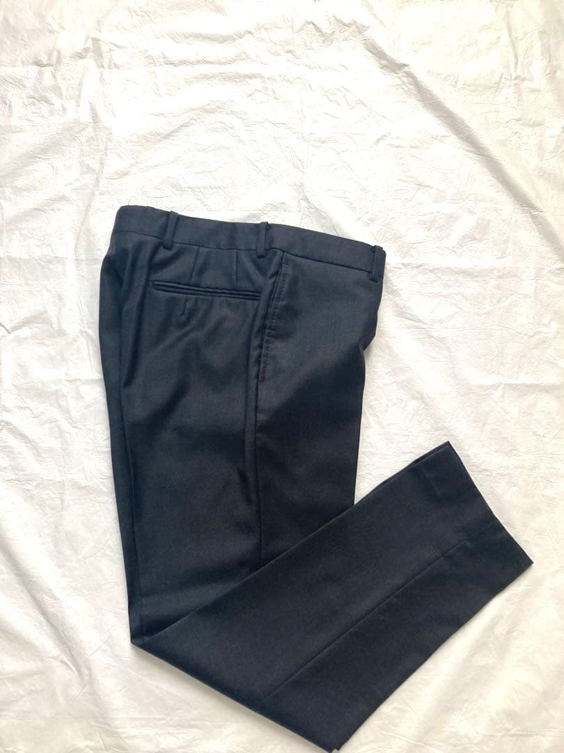 エディフィス　ダークグレー　ビジネス　スーツセットアップ　カノニコ　44