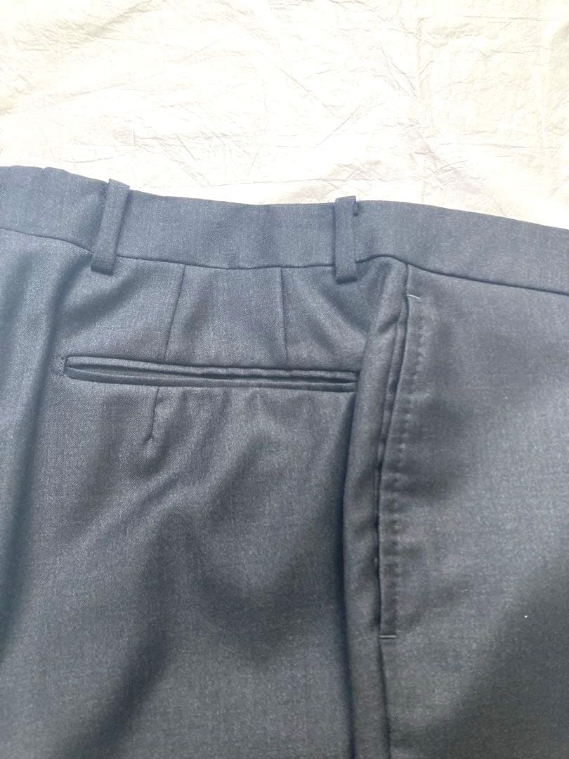 エディフィス　ダークグレー　ビジネス　スーツセットアップ　カノニコ　44