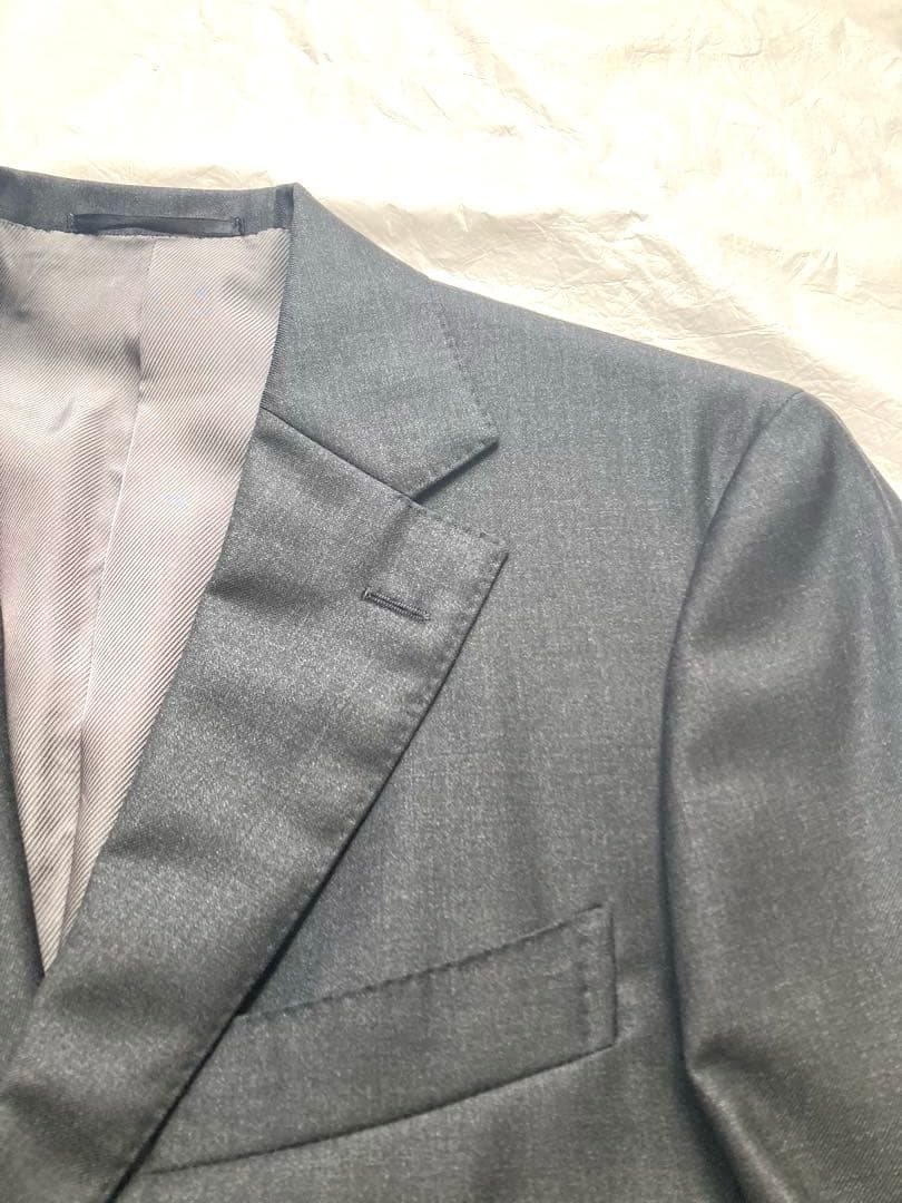 エディフィス　ダークグレー　ビジネス　スーツセットアップ　カノニコ　44
