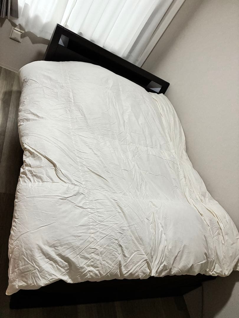 西川リビングのダブル羽毛布団190cm×210cmフルレーヌFullreanu