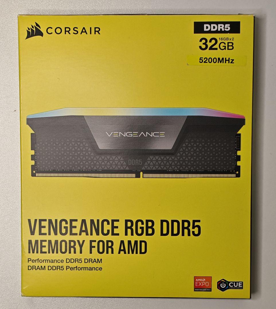CORSAIR DDR5 16GB×2 32GB 5200Mhz