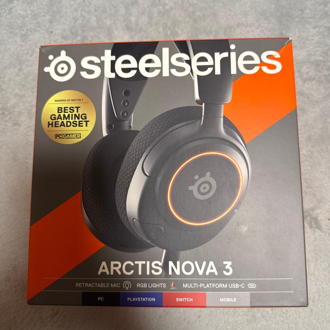 SteelSeries Arctis Nova 3 ゲーミングヘッドセット