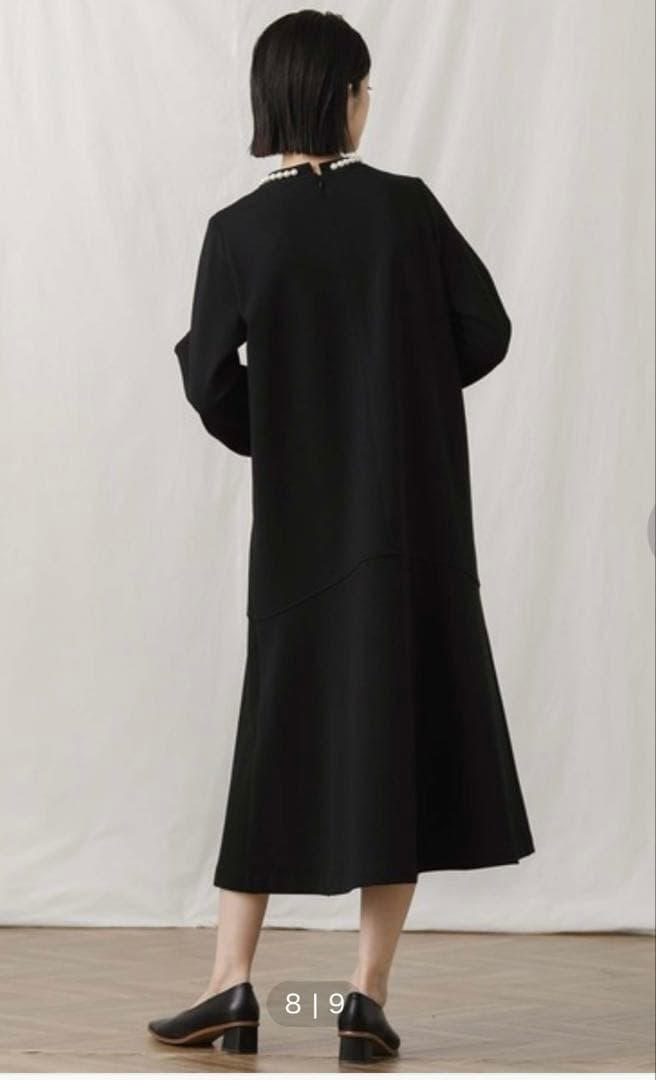 新品⭐︎グレディブリリアン パール ポンチ ジャージー ワンピース 2way 黒