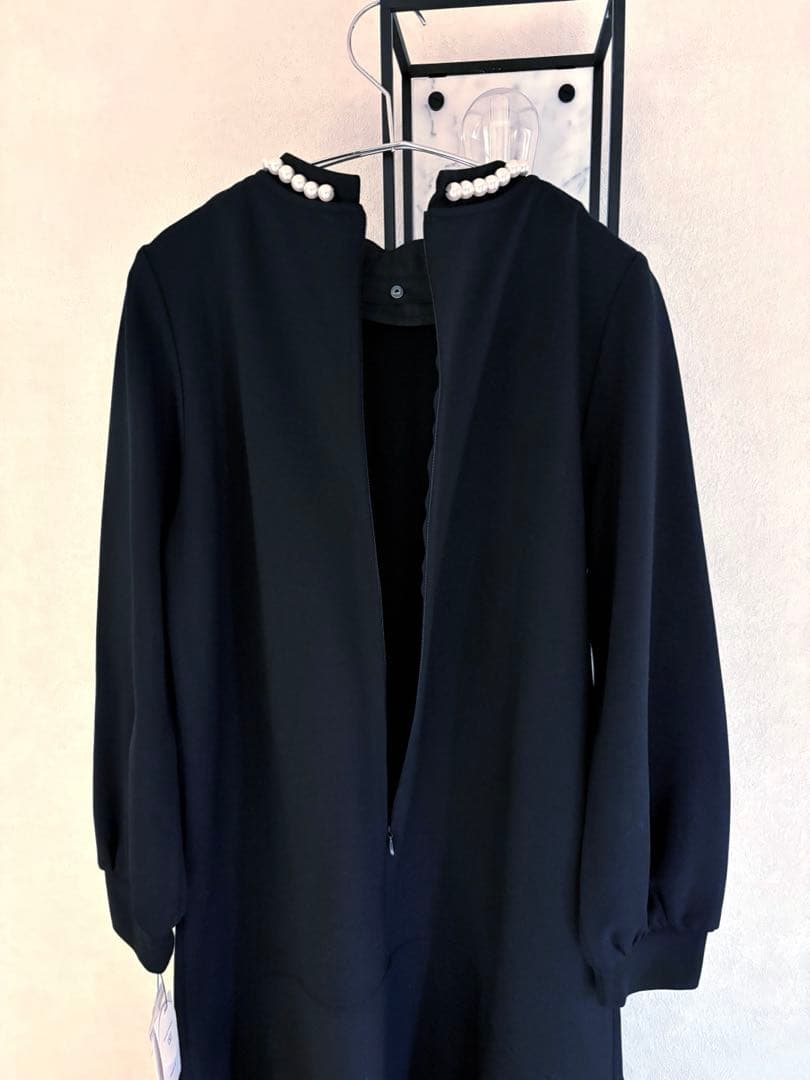 新品⭐︎グレディブリリアン パール ポンチ ジャージー ワンピース 2way 黒