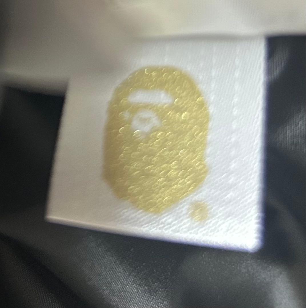 【未使用品】A BATHING APE エイプ カモフラ ダウンベスト XL 黒