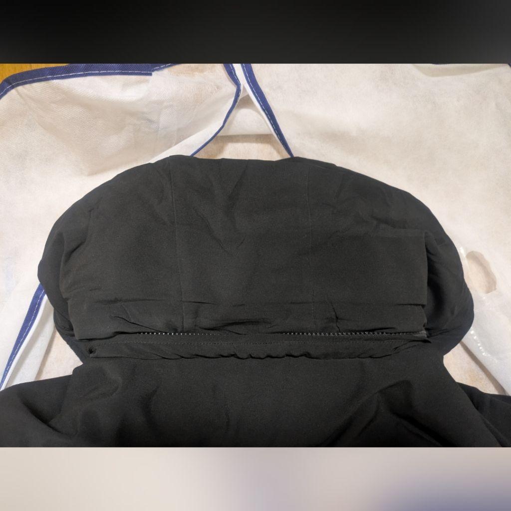 HOUSTON ヒューストン 51183 モンスターパーカー　 黒 L