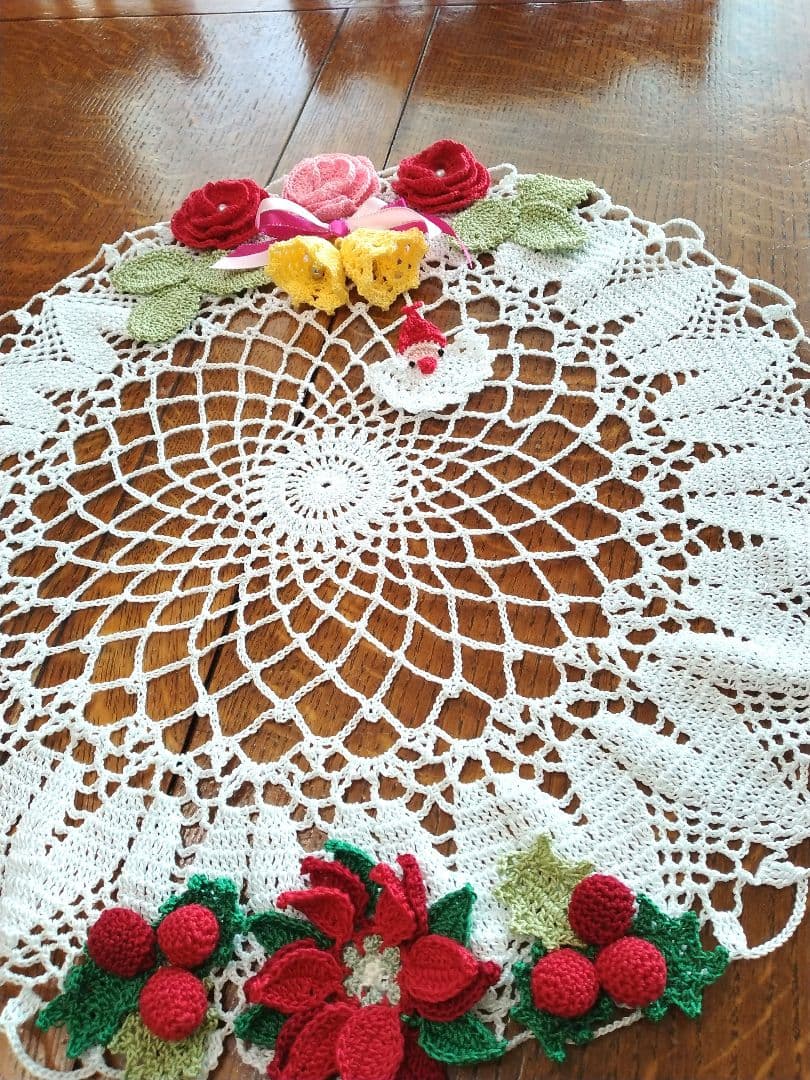 レース編みドイリー・*☆handmadeNo.363・*☆