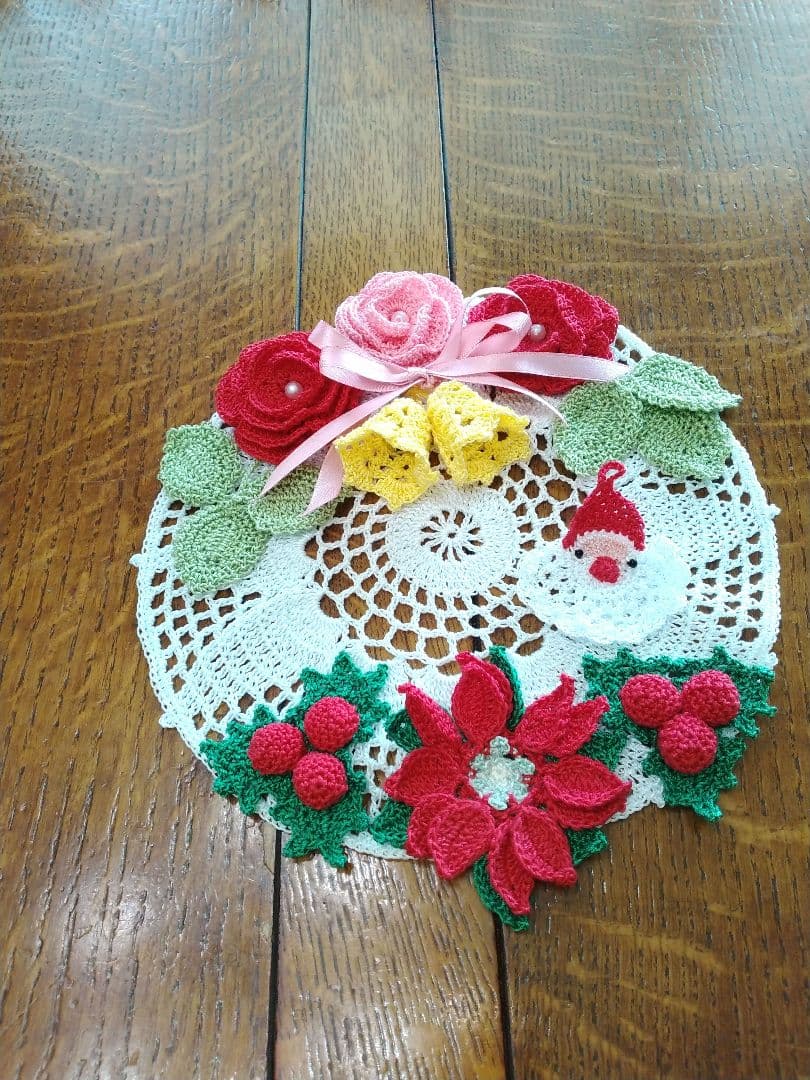 レース編みドイリー・*☆handmadeNo.363・*☆