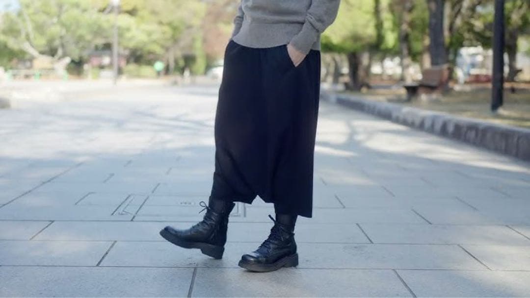 新品タグ付き 中川政七商店 *△∴ バンブーウール サルエルパンツ