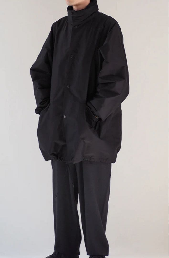 COMOLI コモリ 23AW コットンシルク フーデッドコート size3