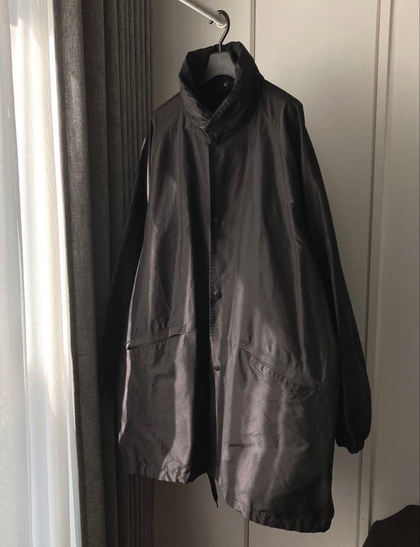 COMOLI コモリ 23AW コットンシルク フーデッドコート size3