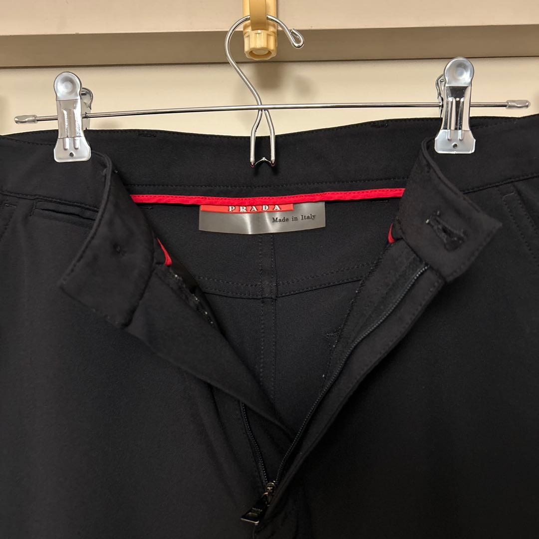 パンツ Archive PRADA SPORT stretch slacks black