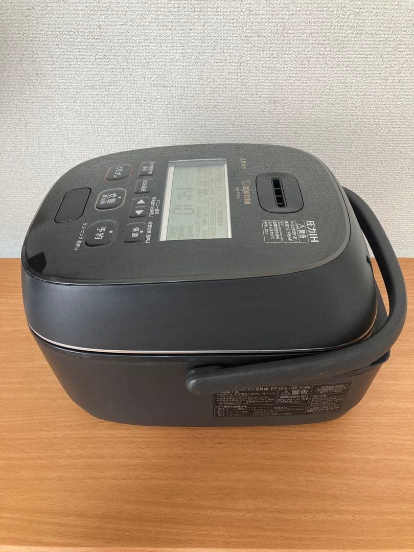象印 炎舞炊き NW-PT10 圧力IH炊飯器 5.5合 黒 説明書付き