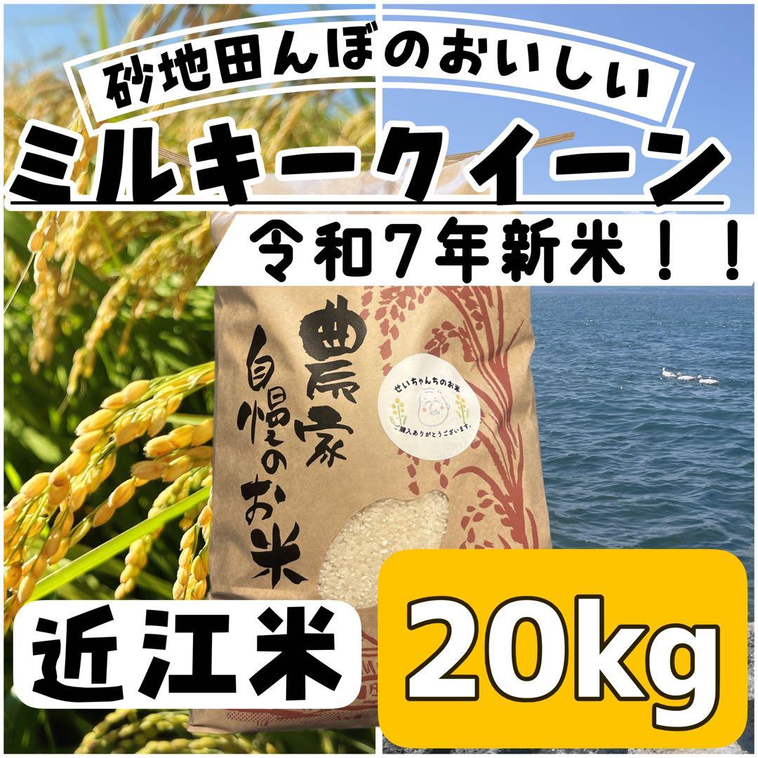 【令和7年度新米】近江米 ミルキークイーン 20kg