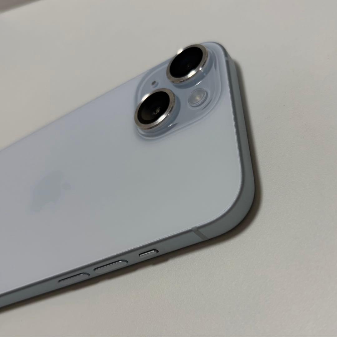 iPhone15 128gb ブルー　中古 ノーリビルド　Apple Store