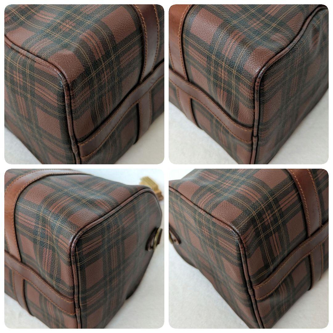 ポロラルフローレン ミニ ボストンバッグ PVC チェック　　♦ボルター♦